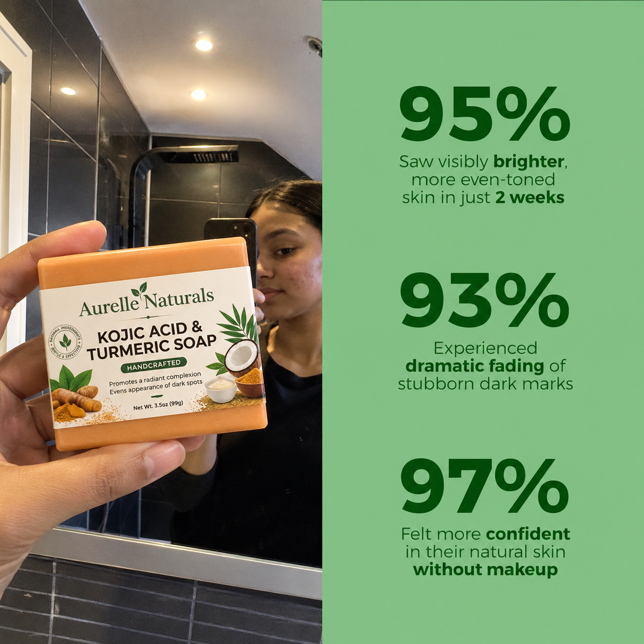 Kojic Acid & Turmeric Soap
