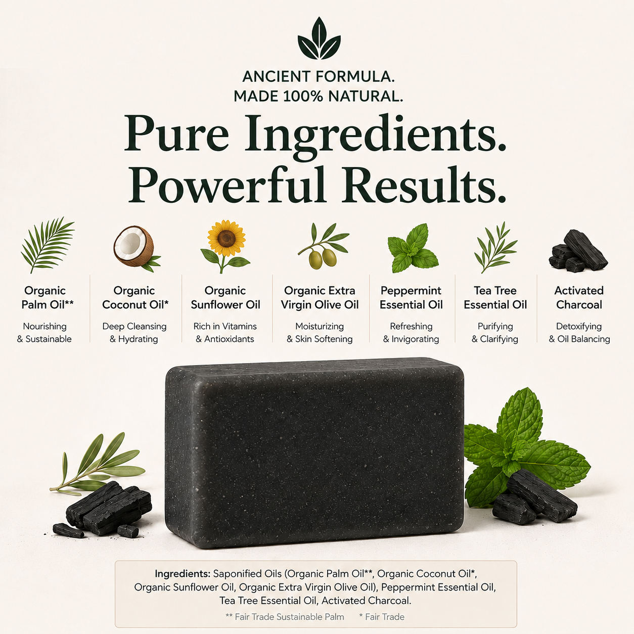 The Dark Elixir Charcoal Bar