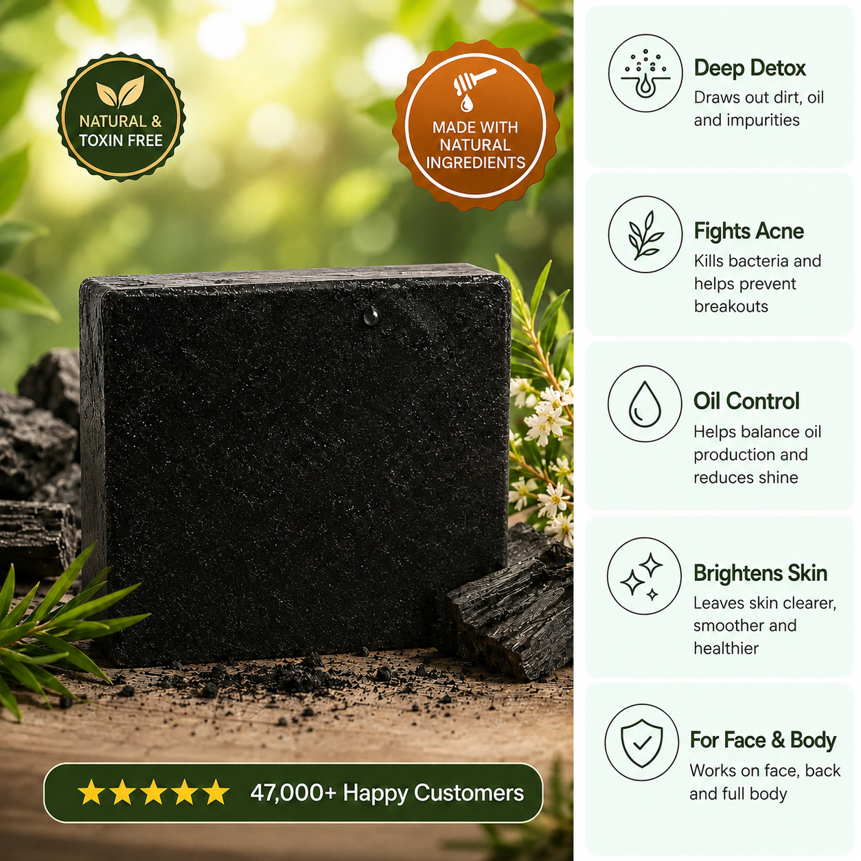 The Dark Elixir Charcoal Bar