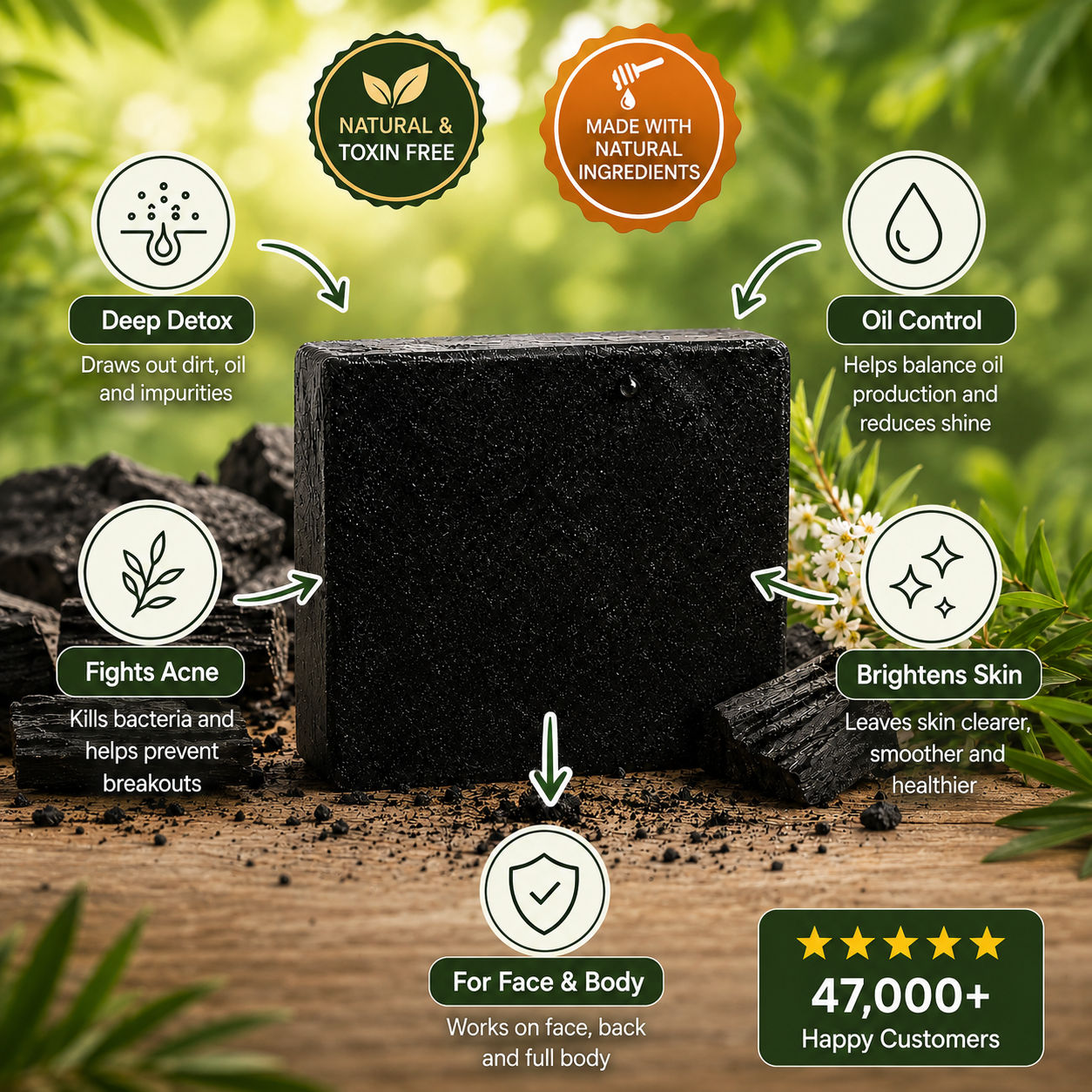 The Dark Elixir Charcoal Bar